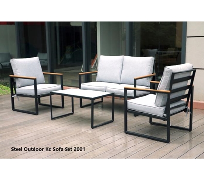 Steel Outdoor Kd Sofa Set 2001